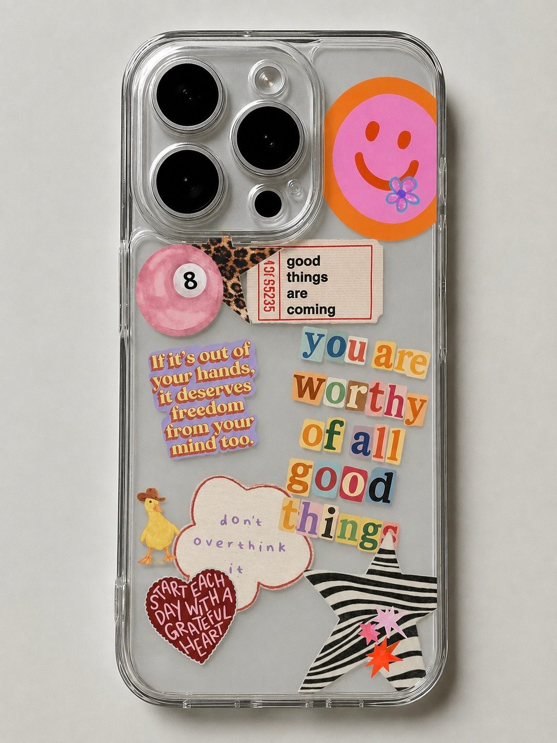 Good Things Collage aesthetic phone case