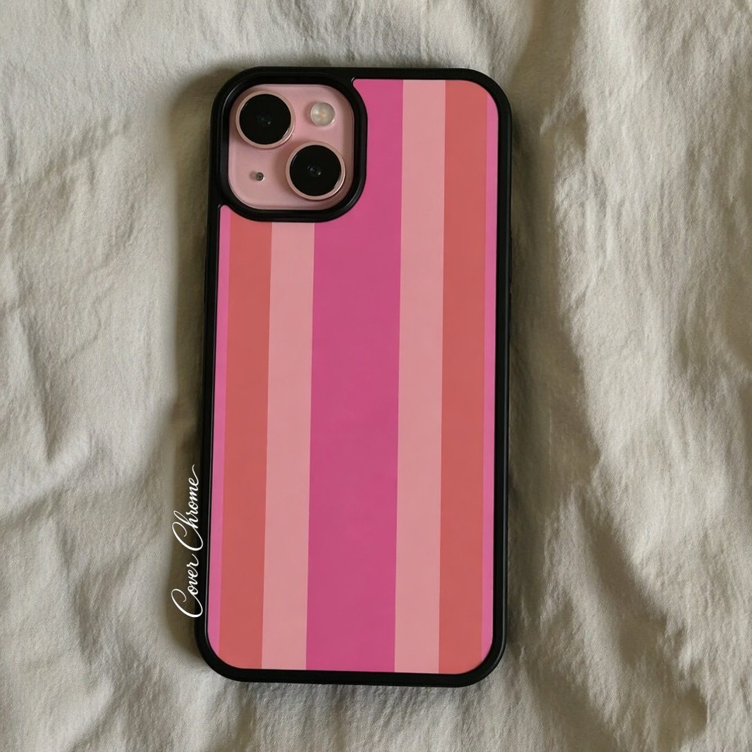 Pink Candy Striped Case aesthetic phone case